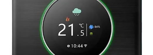 Терморегулятор для теплого пола BT12 16A/5A с WiFi - черный