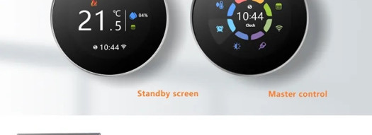 Терморегулятор для теплого пола BT12 16A/5A с WiFi - золото