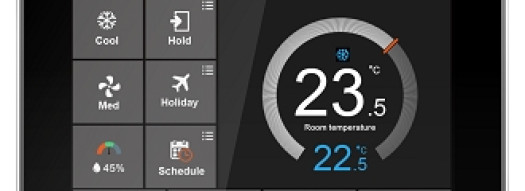 Термостат для фанкойлов с WiFi - черный/серебристый