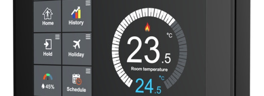 Термостат для фанкойлов с WiFi - черный