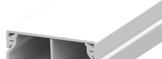 Кабель-канал - JSL - 40x17 мм с перегородкой - 2 метра - белый