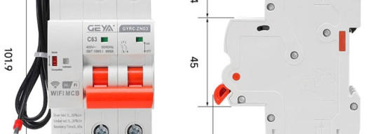 Автоматический выключатель GYRC-ZN03 с Wi-Fi - 2P 100A - GEYA