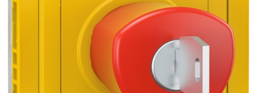 Кнопка экстренного отключения с ключом возврата - Plexo IP55 - желтый/красный