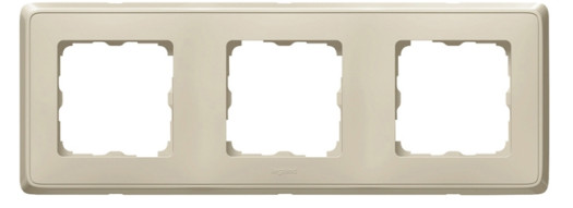 Рамка 3 поста - Cariva - слоновая кость