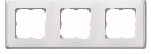 Рамка 3 поста - Cariva - белый
