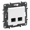 Розетка 2xRJ45 6 UTP - Niloe Step - белый