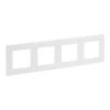 Рамка 4 поста - Niloe Step - белый