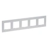 Рамка 5 постов - Niloe Step - алюминий